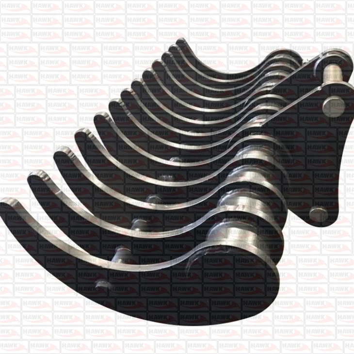 Excavator Root Rake Attachments For Land
