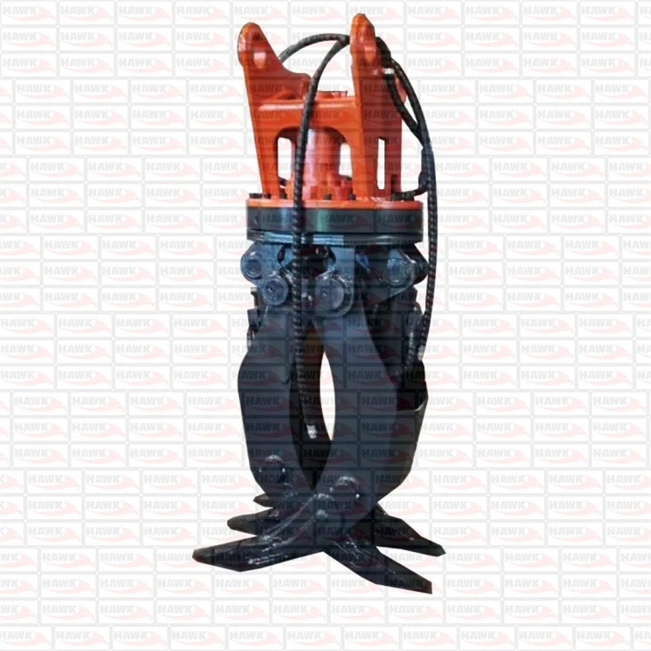 Hydraulic Rotary Steel Grapple For Excavator