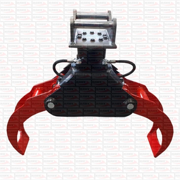 Mini Excavator Mounted Light Wood Grapple