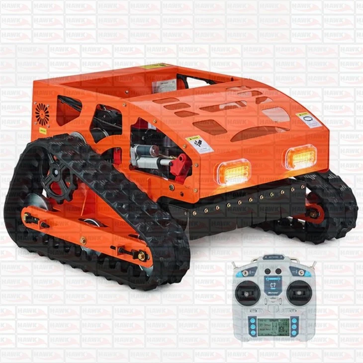 Gasoline Remote Control Crawler Lawn Mower