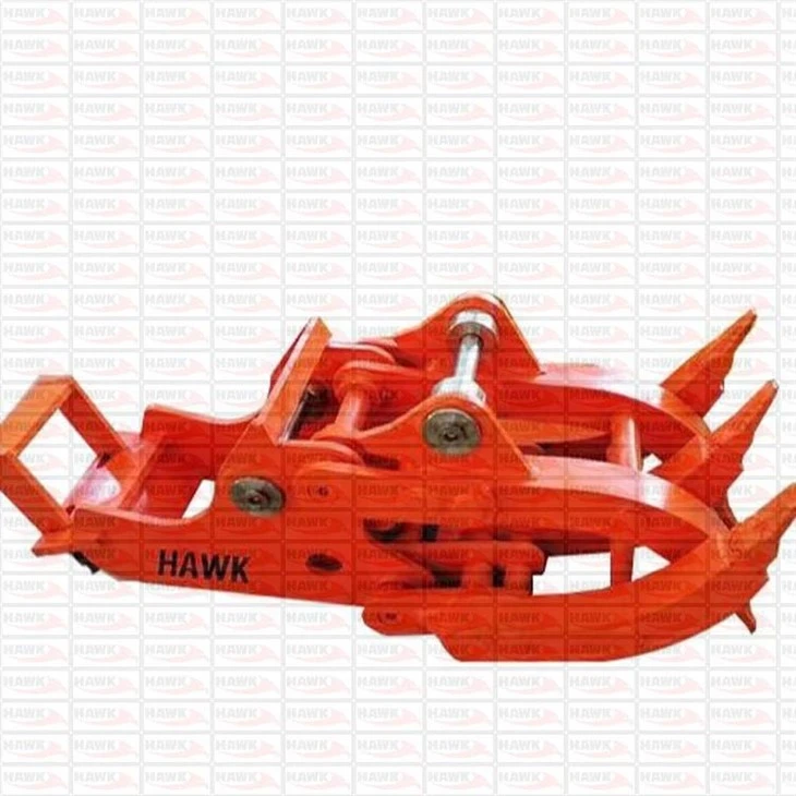 Stone Excavator Mechanical Grapple Attachment
